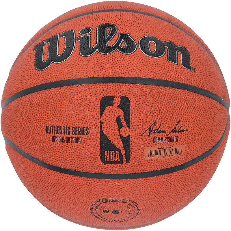 Dylan Harper San Antonio Spurs Autographed Wilson Authentic Series Indoor/Outdoor Basketball  