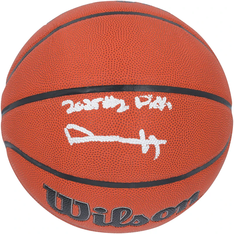 Dylan Harper San Antonio Spurs Autographed Wilson Authentic Series Indoor/Outdoor Basketball with "2025 #2 Pick" Inscription