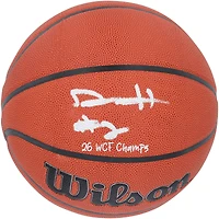 Dylan Harper San Antonio Spurs Autographed Wilson Authentic Series Indoor/Outdoor Basketball with "26 WCF Champs" Inscription