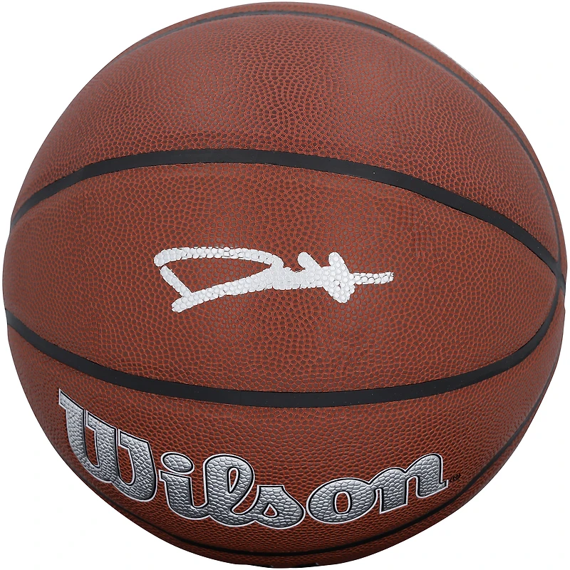 Ballon de basket Wilson Team Alliance autographié par Dylan Harper (San Antonio Spurs)
