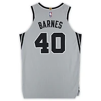 Maillot gris n° 40 porté par Harrison Barnes (San Antonio Spurs) lors du match contre les Brooklyn Nets le 26 février 2026 - Taille 50+4