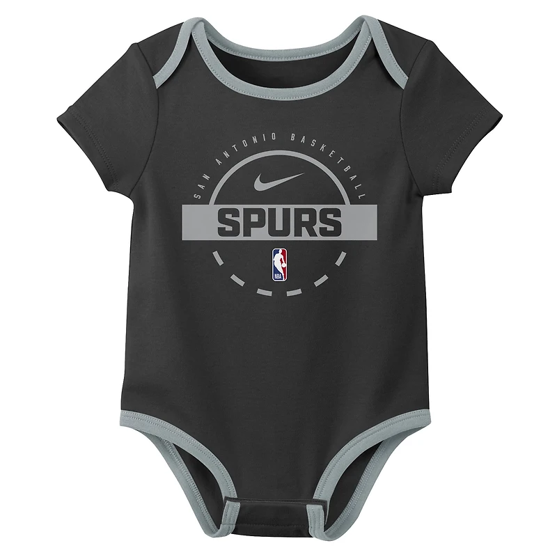 Infant Nike San Antonio Spurs Two-Piece Bodysuit Set