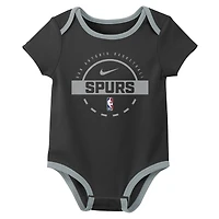 Infant Nike San Antonio Spurs Two-Piece Bodysuit Set