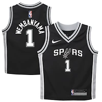 Infant Nike Victor Wembanyama Black San Antonio Spurs Swingman Jersey - Icon Edition