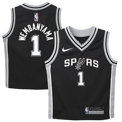 Infant Nike Victor Wembanyama Black San Antonio Spurs Swingman Jersey - Icon Edition