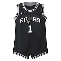 Maillot de joueur Nike Victor Wembanyama noir San Antonio Spurs Swingman pour enfant - Édition Icon