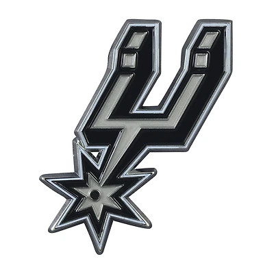 Logo Brands  San Antonio Spurs Embossed Color Auto Emblem