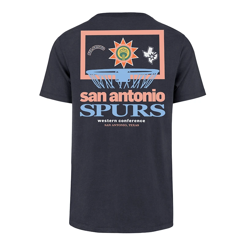 T-shirt bleu marine '47 San Antonio Spurs City Edition Backboard pour homme