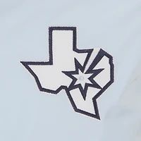 Men's JH Design  Light Blue San Antonio Spurs 2024/25 City Edition Full-Zip Nylon Bomber Jacket