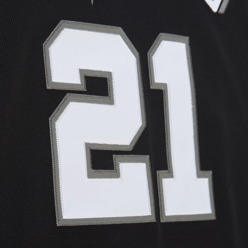 Maillot authentique noir Tim Duncan de Mitchell & Ness pour homme San Antonio Spurs 2000 NBA All-Star Game