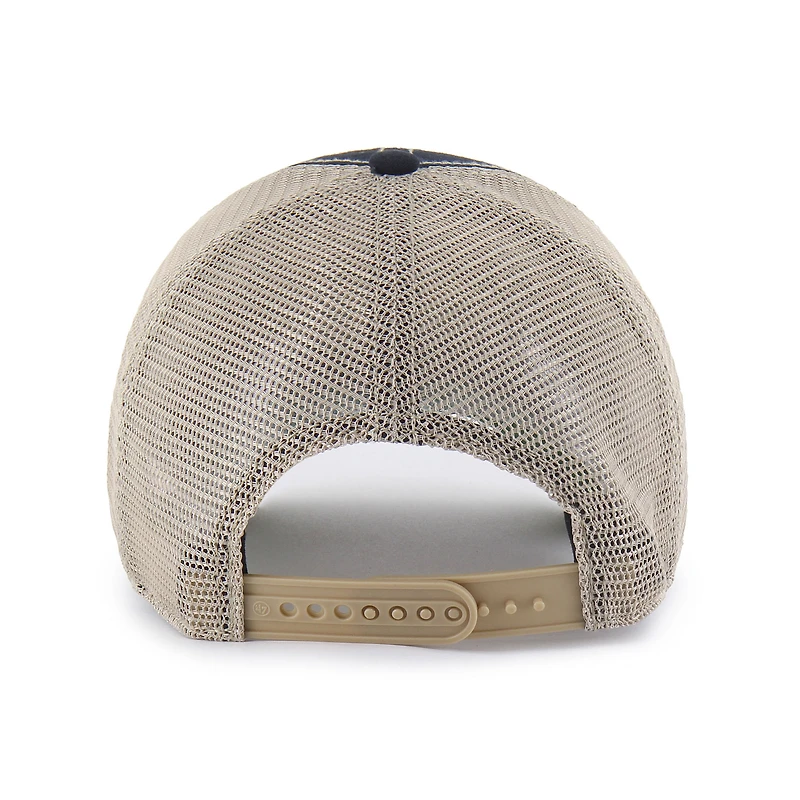 Men's '47 Black/Tan San Antonio Spurs Wabash Patch Clean Up Adjustable Hat