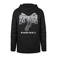 Men's '47 Black San Antonio Spurs 2025/26 City Edition Jab Step Headline Hoodie