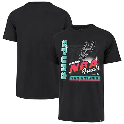 T-shirt Franklin Fiesta noir pour homme, numéro 47, San Antonio Spurs, finales NBA 2026