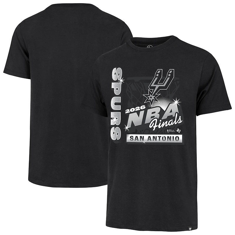 Men's '47  Black San Antonio Spurs 2026 NBA Finals Participant T-Shirt