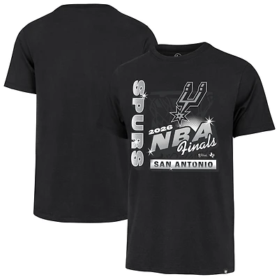 Men's '47  Black San Antonio Spurs 2026 NBA Finals Participant T-Shirt