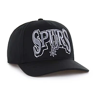 Casquette ajustable noire San Antonio Spurs '47 pour homme, Every Time Past Champs Hitch
