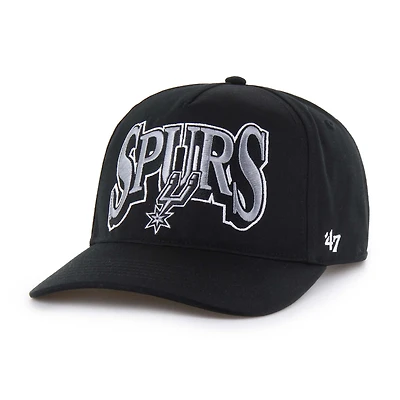 Casquette ajustable noire San Antonio Spurs '47 pour homme, Every Time Past Champs Hitch