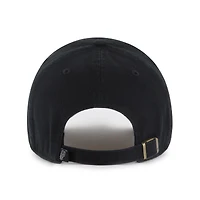 Men's '47  Black San Antonio Spurs Primary Logo Clean Up Adjustable Hat
