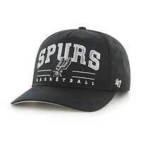 Men's '47 Black San Antonio Spurs Roscoe Hitch Adjustable Hat