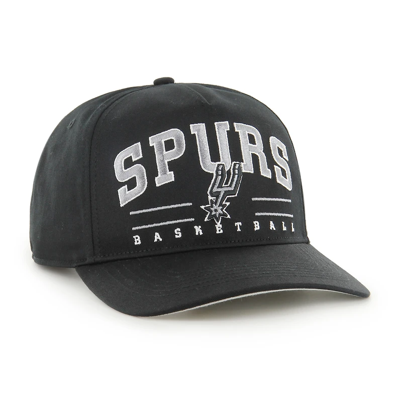 Men's '47 Black San Antonio Spurs Roscoe Hitch Adjustable Hat