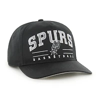 Men's '47 Black San Antonio Spurs Roscoe Hitch Adjustable Hat