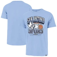 Men's '47  Blue San Antonio Spurs No Look Franklin T-Shirt