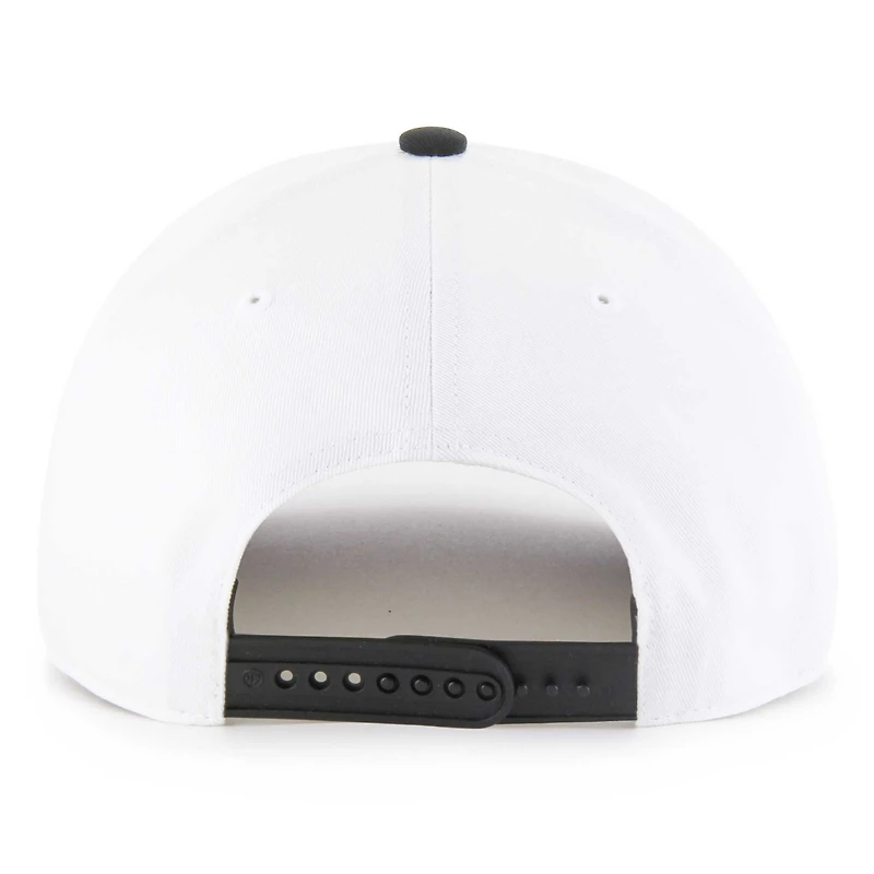 Men's '47 White/Black San Antonio Spurs Roscoe Two-Tone Hitch Adjustable Hat