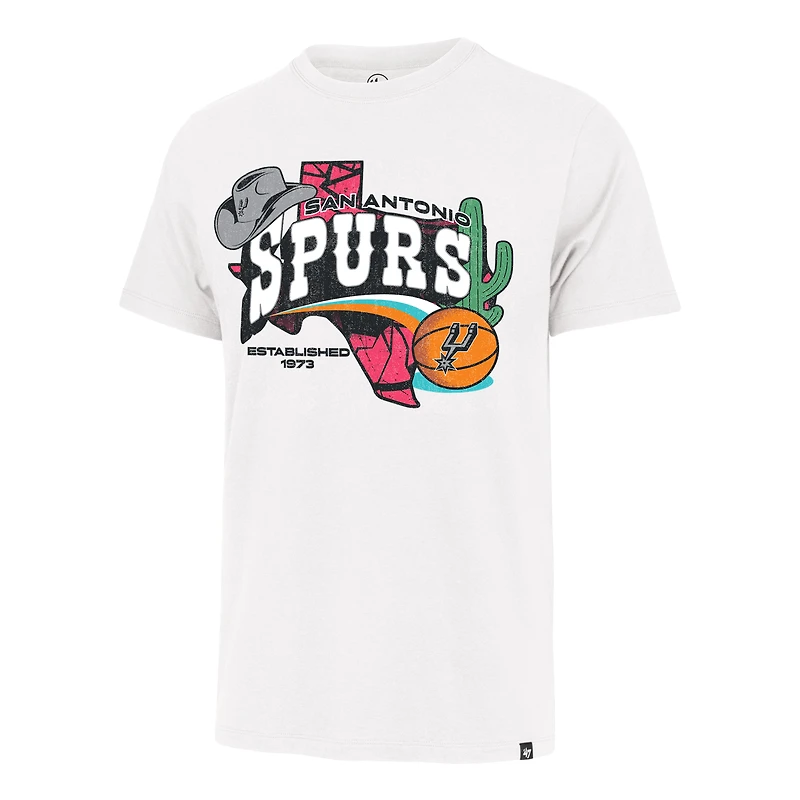 Men's '47 White San Antonio Spurs Big & Tall Franklin T-Shirt