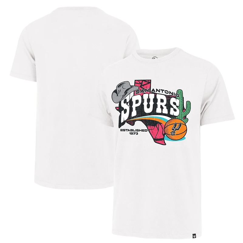 Men's '47 White San Antonio Spurs Big & Tall Franklin T-Shirt