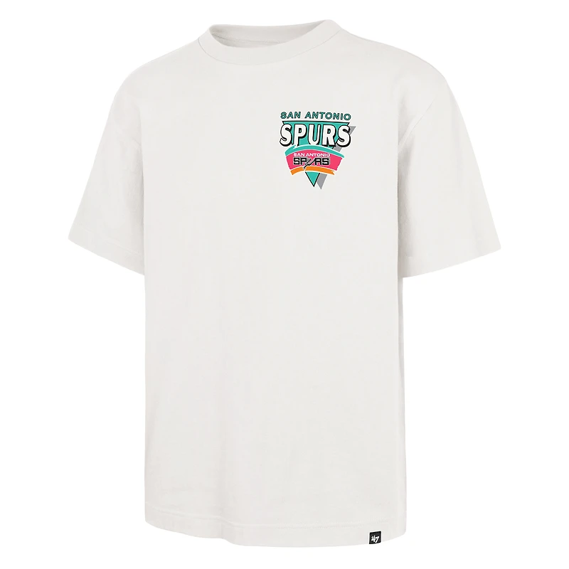 Men's '47 White San Antonio Spurs Under Bar Foundation T-Shirt