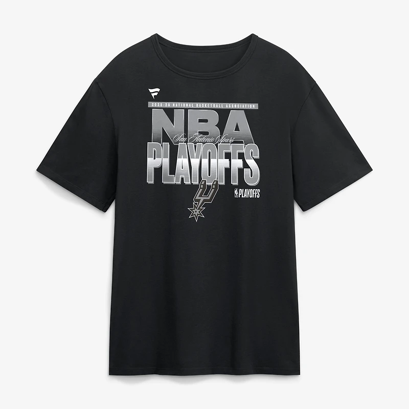 T-shirt noir pour homme San Antonio Spurs, séries éliminatoires NBA 2026