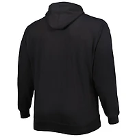 Men's Black San Antonio Spurs Big & Tall Heart Soul Pullover Hoodie