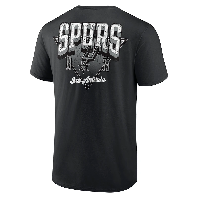 T-shirt noir pour homme San Antonio Spurs Never Over