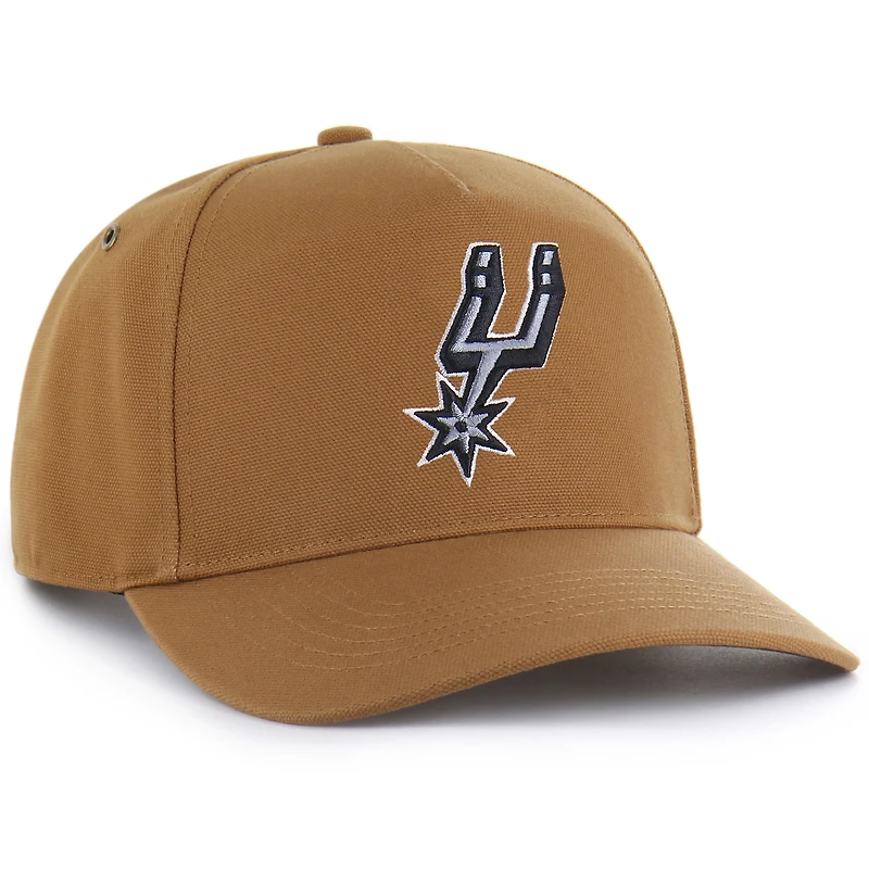 Men's Carhartt x '47 Brown San Antonio Spurs Hitch Adjustable Hat