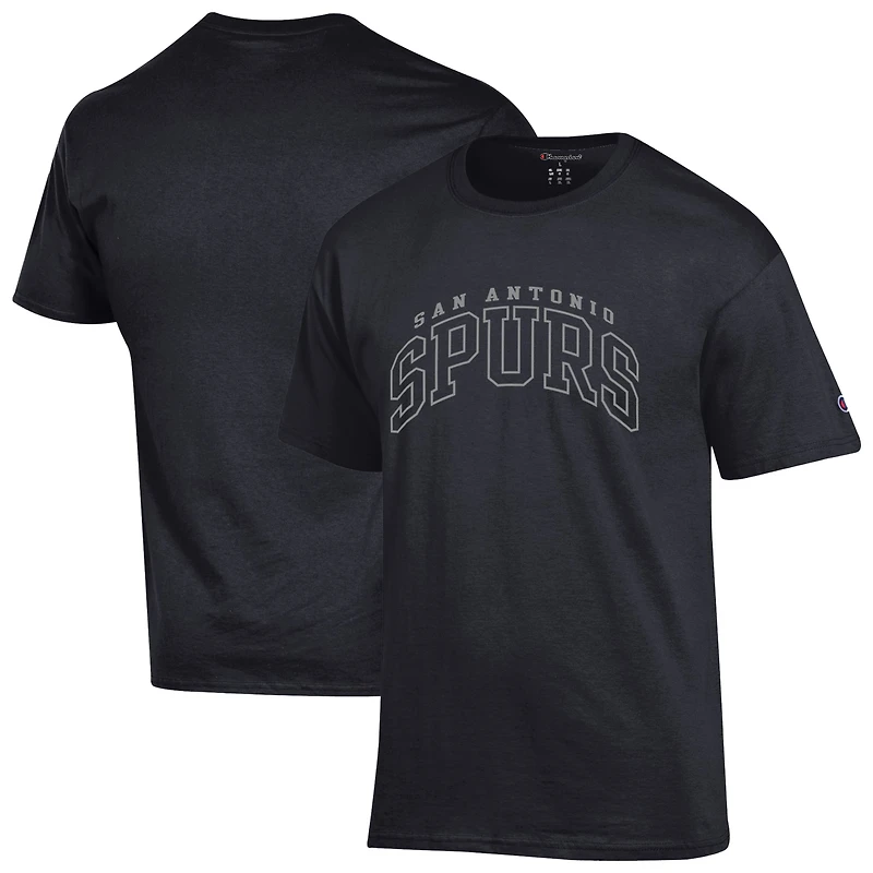Men's Champion White San Antonio Spurs Jersey Cotton T-Shirt