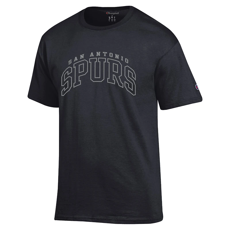 Men's Champion White San Antonio Spurs Jersey Cotton T-Shirt
