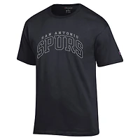 Men's Champion  White San Antonio Spurs Jersey Cotton T-Shirt