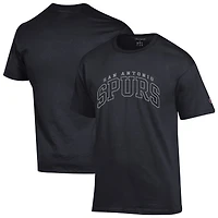 Men's Champion  White San Antonio Spurs Jersey Cotton T-Shirt