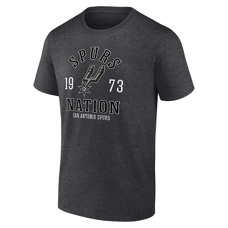 Men's  Charcoal San Antonio Spurs The Extras T-Shirt