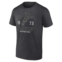 Men's  Charcoal San Antonio Spurs The Extras T-Shirt