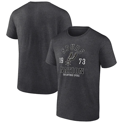 Men's  Charcoal San Antonio Spurs The Extras T-Shirt