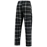 Men's Concepts Sport Black/Gray San Antonio Spurs Ultimate Plaid Flannel Pants