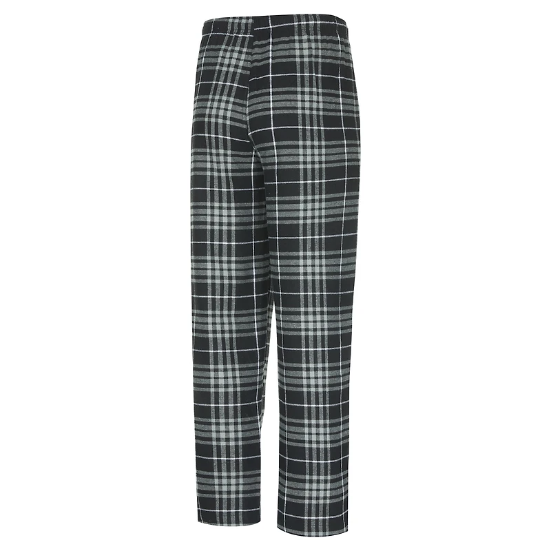 Men's Concepts Sport  Black/Gray San Antonio Spurs Vector Top & Flannel Pants Sleep Set