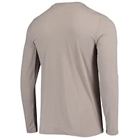 Men's Concepts Sport Gray/Black San Antonio Spurs Long Sleeve Top & Pants Sleep Set
