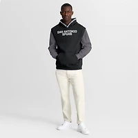 Men's Fanatics  Black/Gray San Antonio Spurs Half Court Shot Clock Fastbreak Hoodie
