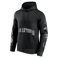Sweat à capuche noir San Antonio Spurs Home Court Fanatics pour hommes