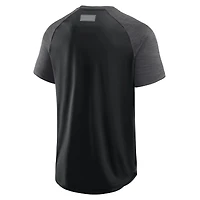 Men's Fanatics Black San Antonio Spurs Inbound Pass Play Practice T-Shirt