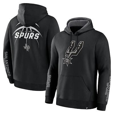Sweat à capuche noir Fanatics pour homme San Antonio Spurs Legacy Guard
