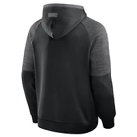 Men's Fanatics Black San Antonio Spurs Pick & Roll Defender Pullover Hoodie