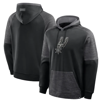 Men's Fanatics Black San Antonio Spurs Pick & Roll Defender Pullover Hoodie